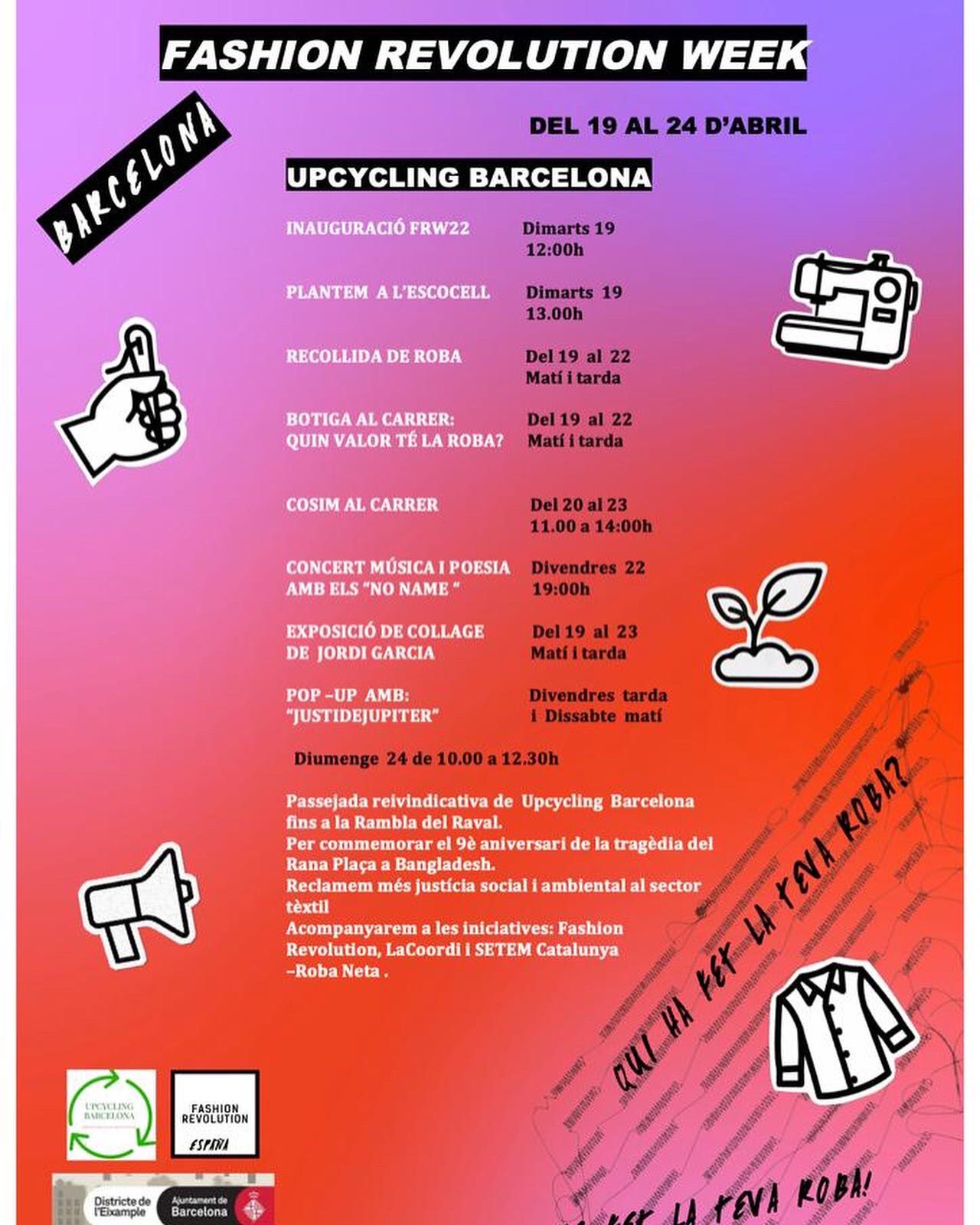 Upcycling Barcelona - FASHION REVOLUTION WEEK