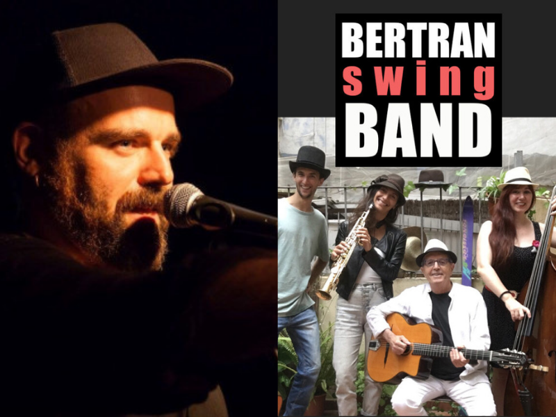 Sant Jordi 2021. Concert de Bertran Swing Band + Jam en vers.