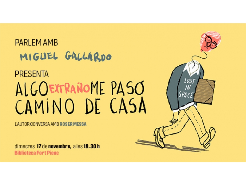 El dibuixant Miguel Gallardo presenta el seu còmic  autobiogràfic a la biblioteca Fort Pienc 