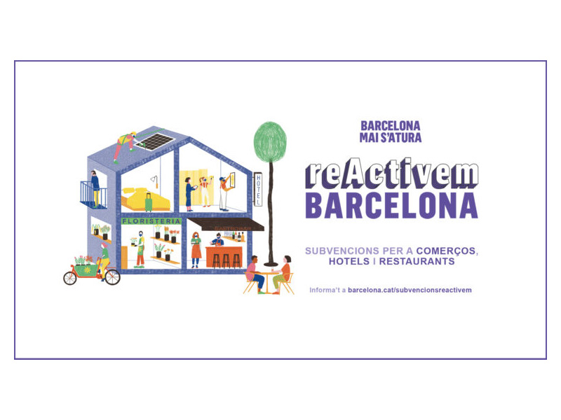 “ReActivem Barcelona” amb ajuts al comerç, la restauració i els allotjaments turístics