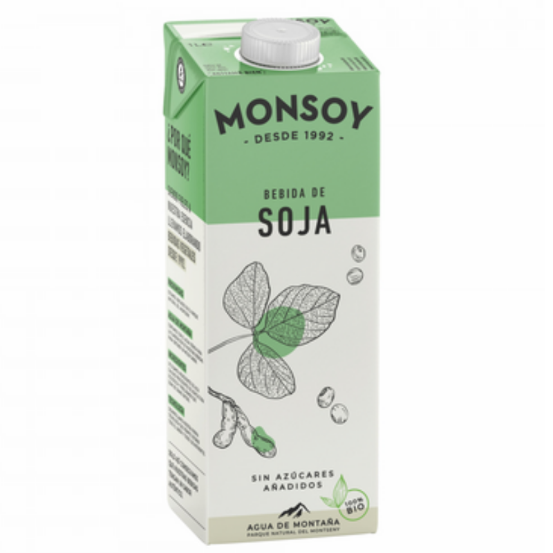 Beguda de soja + calcium MONSOY SOJA  2x1!
