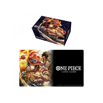 One Piece Card Game Playmat And Storage Box Porgas D. Ace