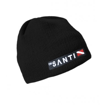 SANTI Beanie Hat Negro