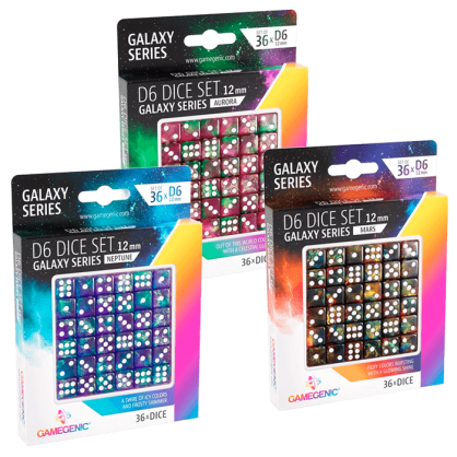 Gamegenic D6 Dice Set Galaxy 12 mm