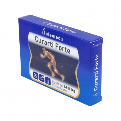 PLAMECA Curarti® Forte Cúrcuma para tus articulaciones  Fase Continuidad 30 comprimidos