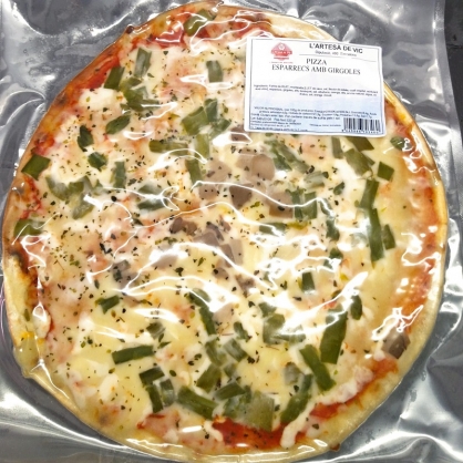 Pizzas variadas de masa extrafina (1 unidad)