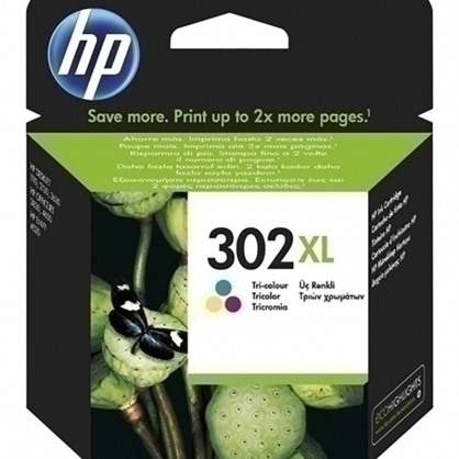 Cartucho tinta HP 302 XL tricolor
