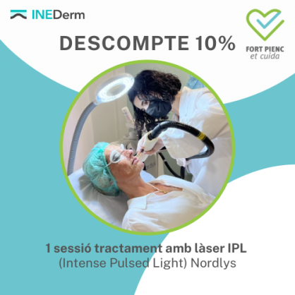 1 sessió tractament amb làser IPL (Intense Pulsed Light) Nordlys
