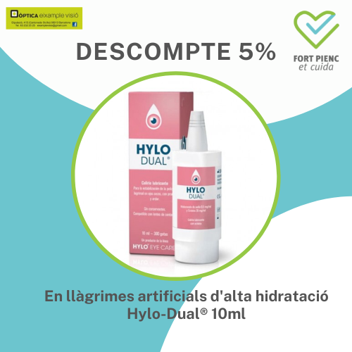 5% de descompte el llagrimes artificials d'alta hidratació Hylo-Dual®